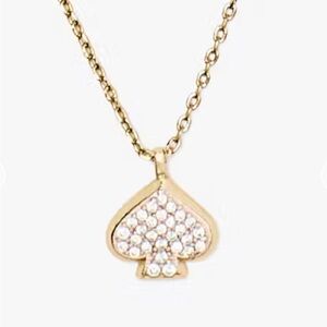 Everyday Spade Pave Mini Pendant NWOT